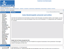 Tablet Screenshot of gewinnspiel.kfz-auskunft.de